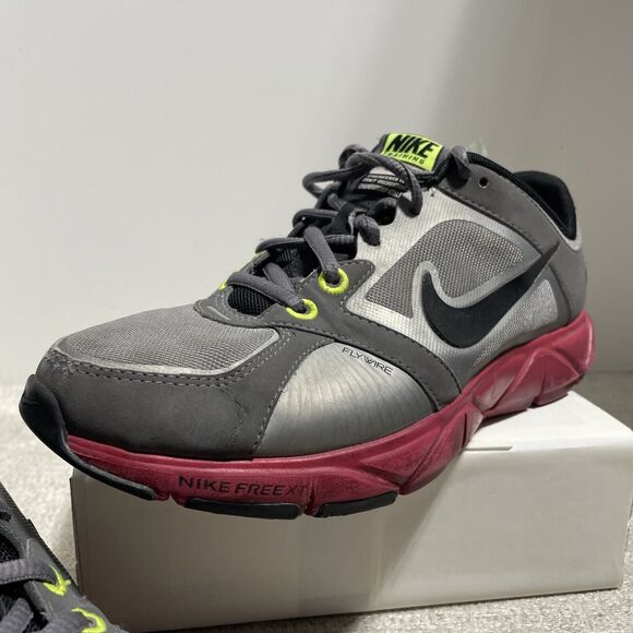Nike FreeXT Sneakers Women’s 6.5 Gray Quick Fit Frywire Running Shoes 415257-002 - Picture 2 of 16